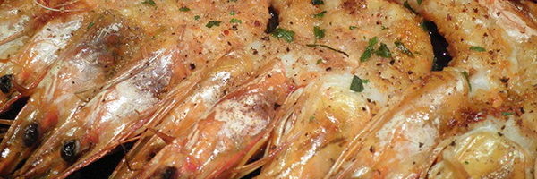 Langostinos Marinados Al Horno