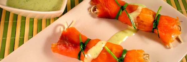 Paquetitos De Salmón y Gulas