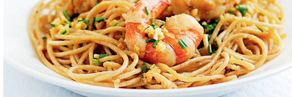 Pasta Con Gambas Al Ajillo